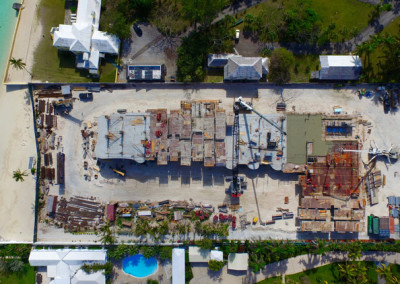 Birds-eye view ONE Cable construction, March 2016